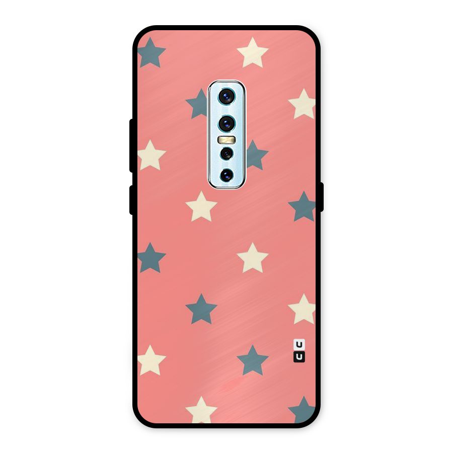 Diagonal Stars Metal Back Case for Vivo V17 Pro