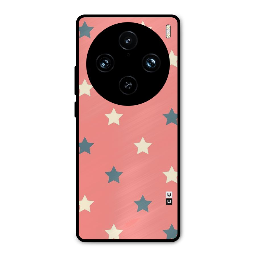 Diagonal Stars Metal Back Case for Vivo X100 Pro