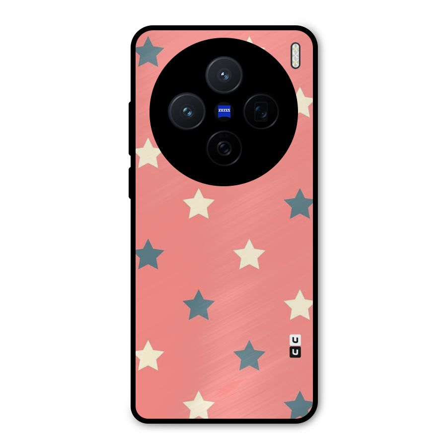 Diagonal Stars Metal Back Case for Vivo X200
