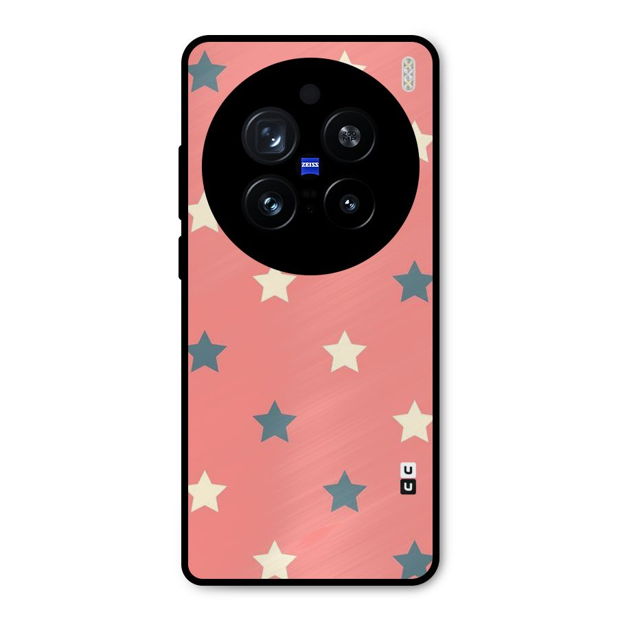 Diagonal Stars Metal Back Case for Vivo X200 Pro