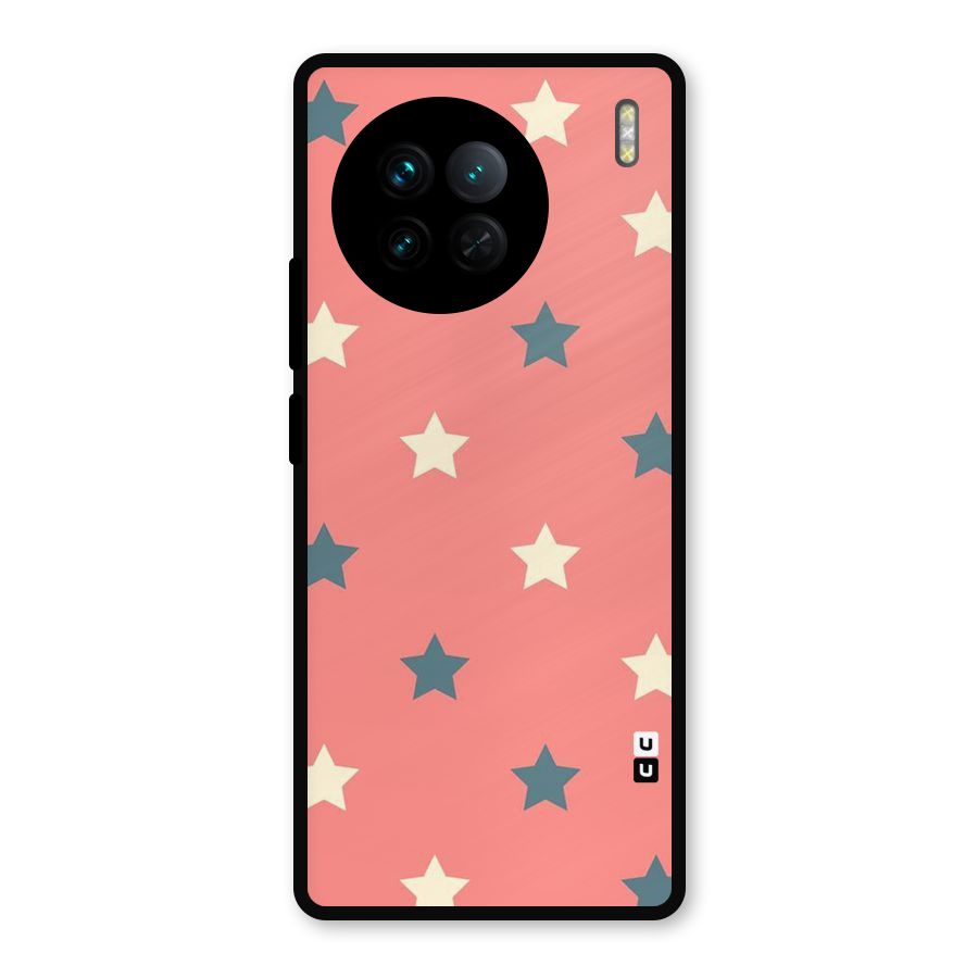 Diagonal Stars Metal Back Case for Vivo X90