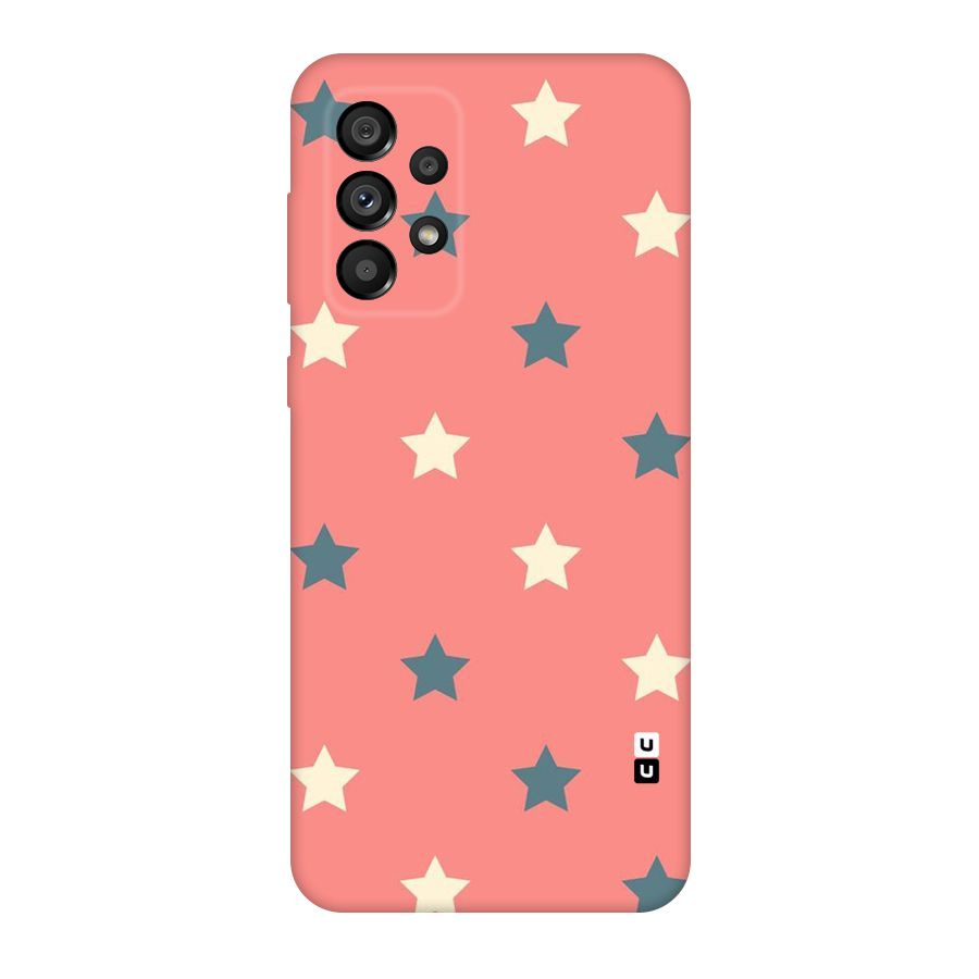 Diagonal Stars Original Polycarbonate Back Case for Galaxy A73 5G