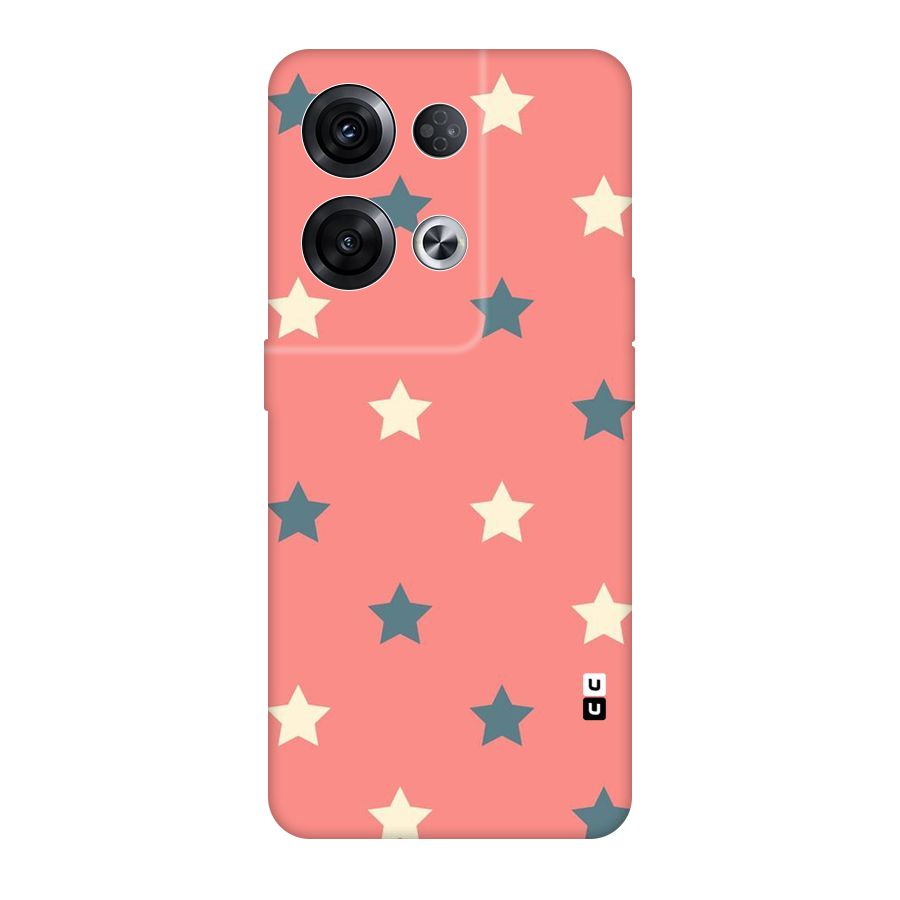 Diagonal Stars Original Polycarbonate Back Case for Oppo Reno8 Pro 5G