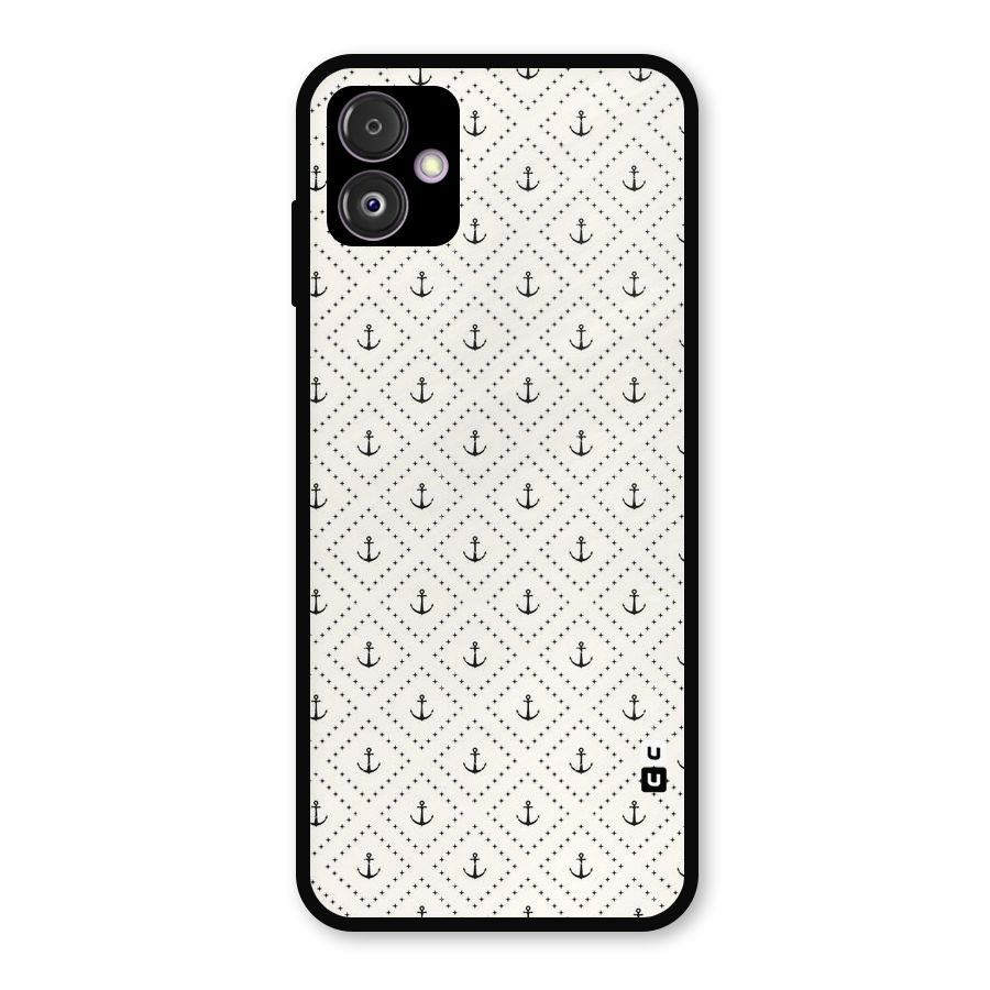 Diamond Anchor Design Metal Back Case for Galaxy F14