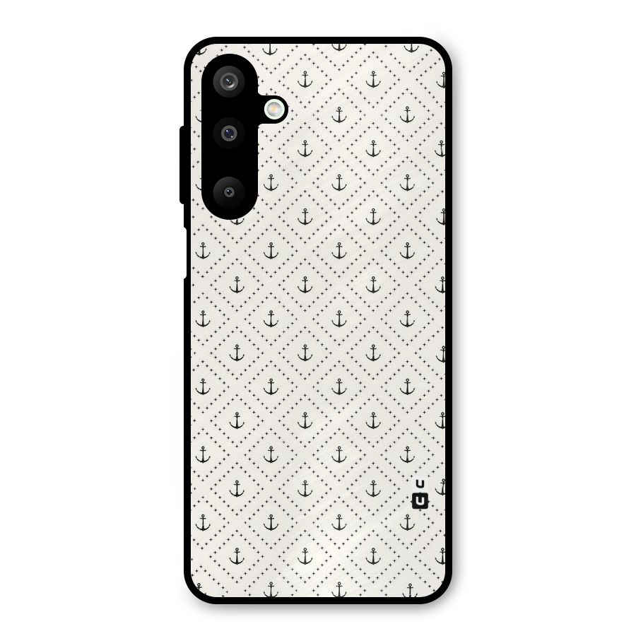 Diamond Anchor Design Metal Back Case for Galaxy M16
