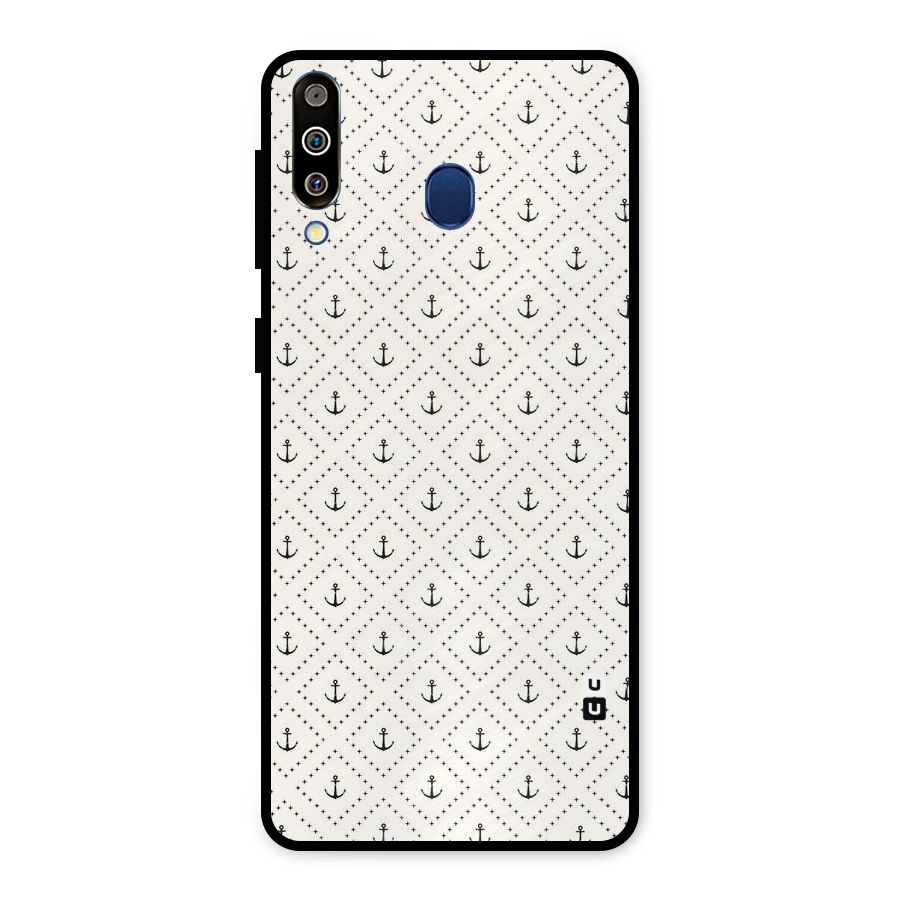 Diamond Anchor Design Metal Back Case for Galaxy M30