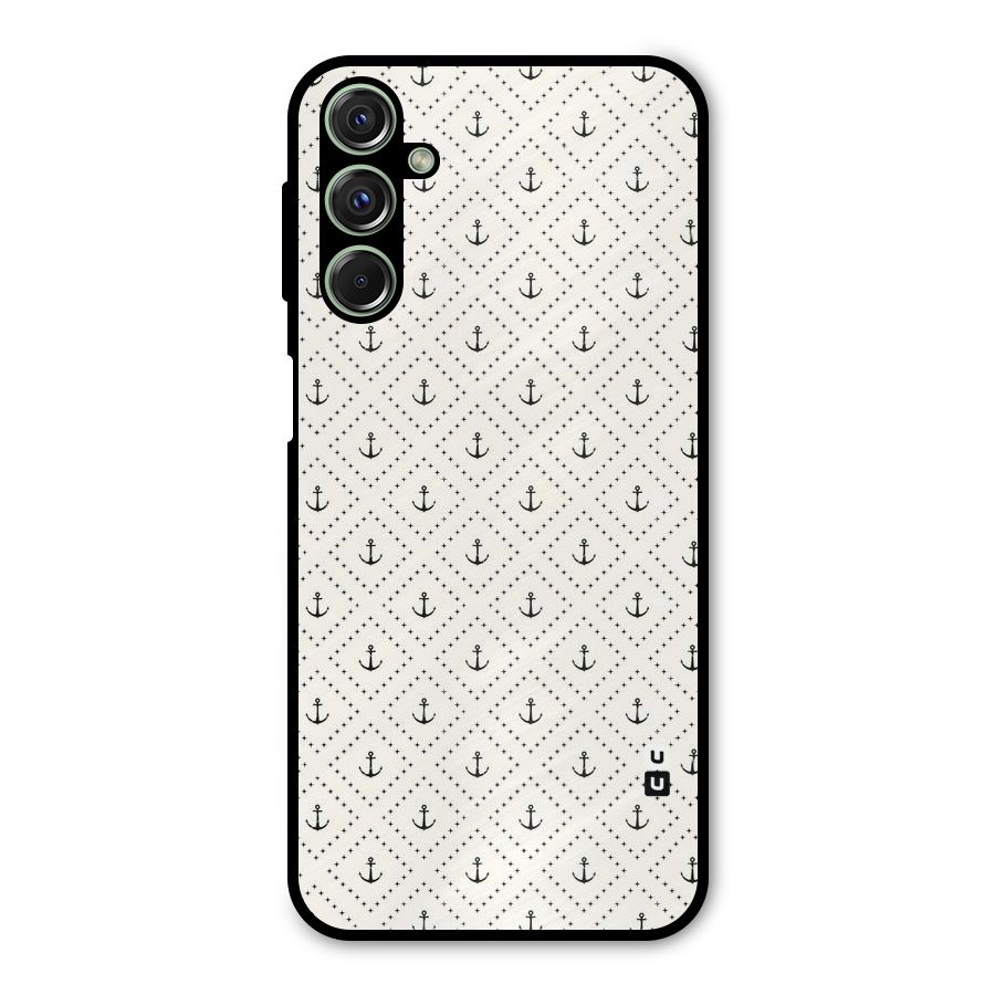 Diamond Anchor Design Metal Back Case for Galaxy M34