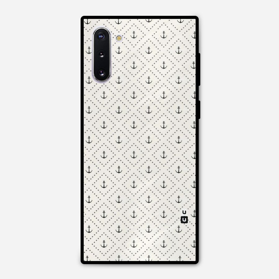 Diamond Anchor Design Metal Back Case for Galaxy Note 10