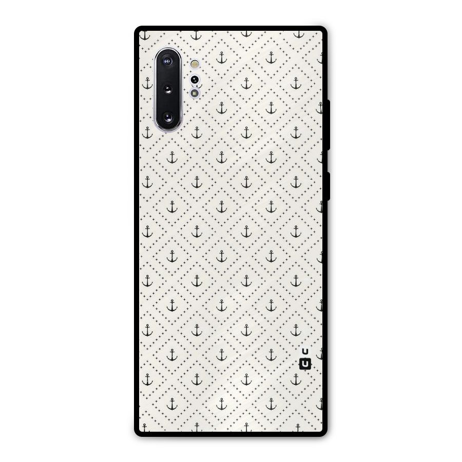 Diamond Anchor Design Metal Back Case for Galaxy Note 10 Plus