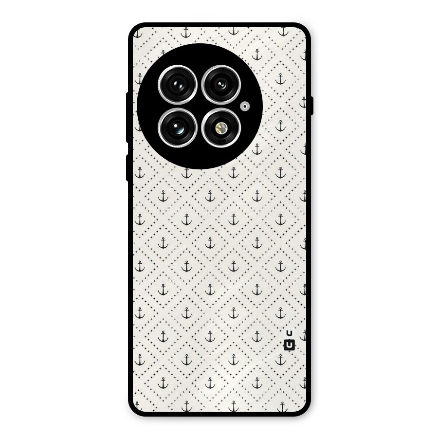Diamond Anchor Design Metal Back Case for OnePlus 13