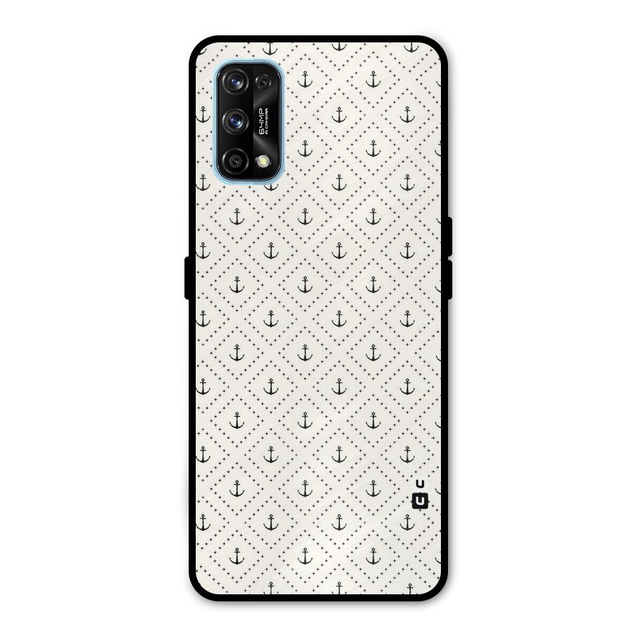 Diamond Anchor Design Metal Back Case for Realme 7 Pro