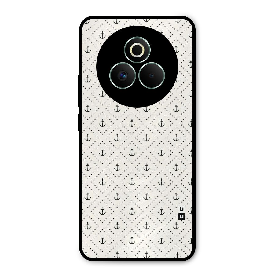 Diamond Anchor Design Metal Back Case for Realme P3 Pro