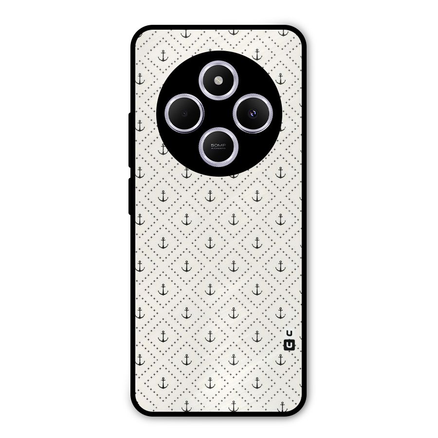Diamond Anchor Design Metal Back Case for Redmi A4