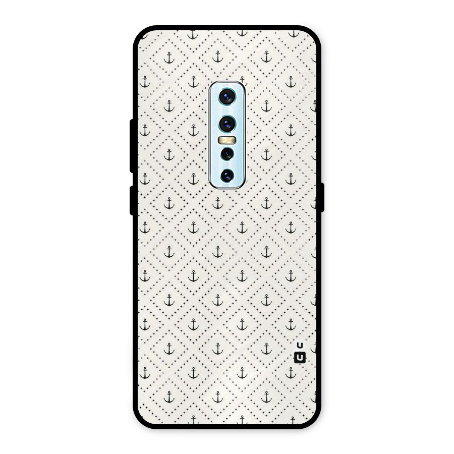 Diamond Anchor Design Metal Back Case for Vivo V17 Pro