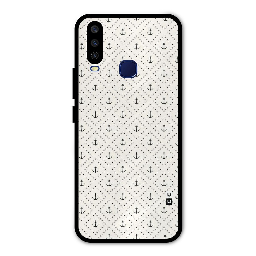 Diamond Anchor Design Metal Back Case for Vivo Y15