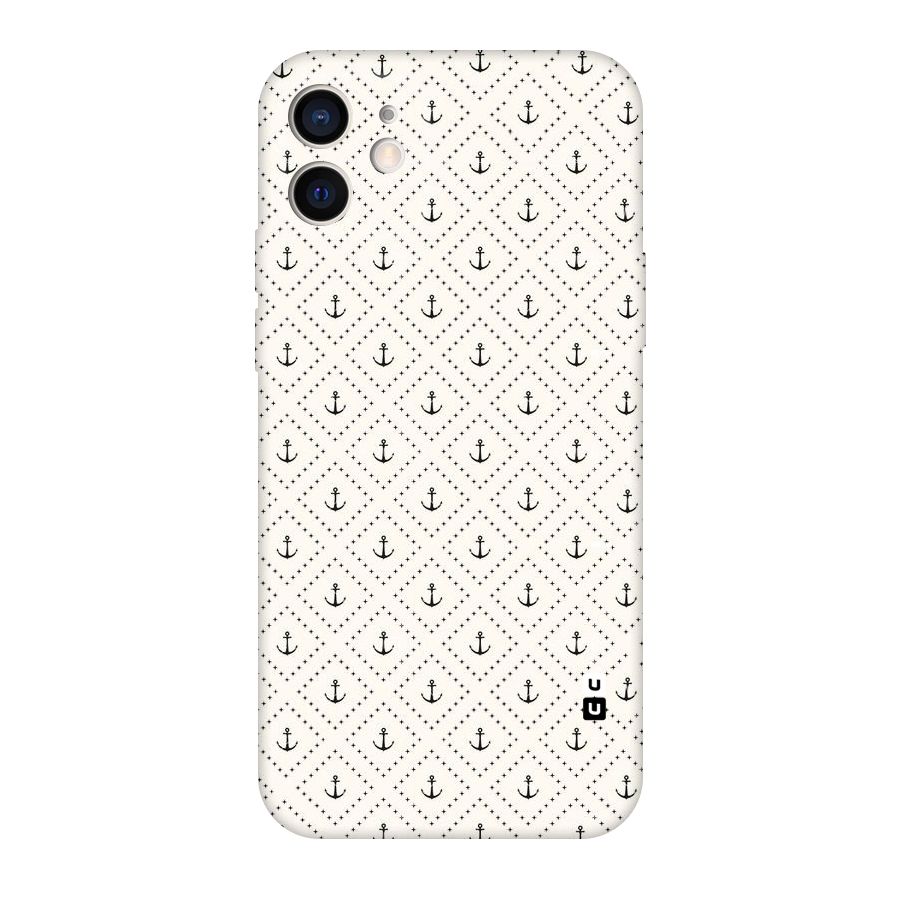 Diamond Anchor Design Original Polycarbonate Back Case for iPhone 12
