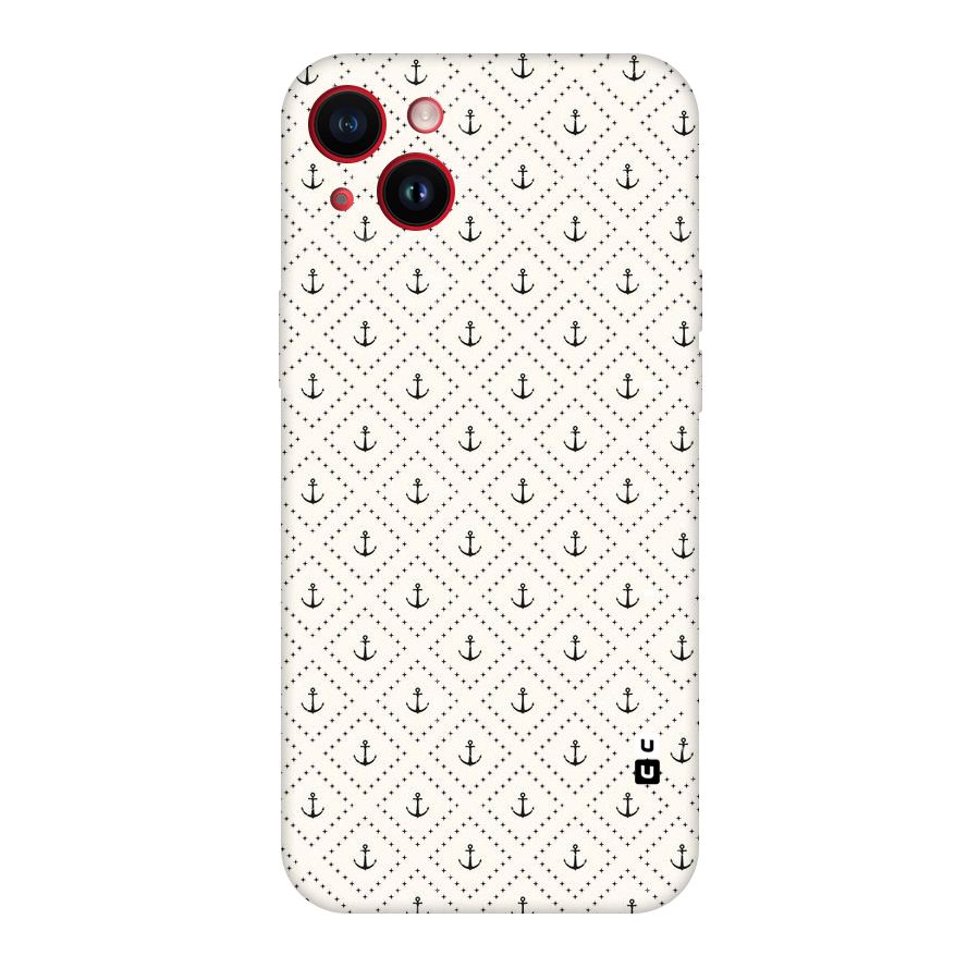 Diamond Anchor Design Original Polycarbonate Back Case for iPhone 14 Plus