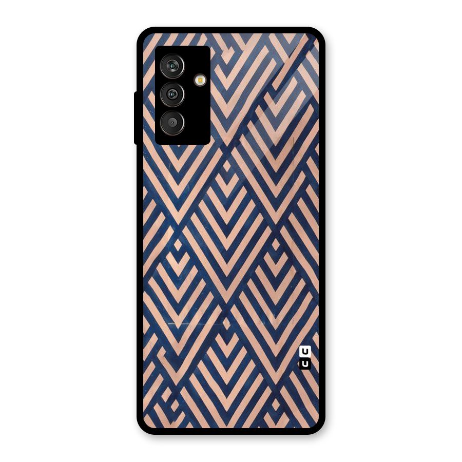 Diamond Blues Glass Back Case for Galaxy M13