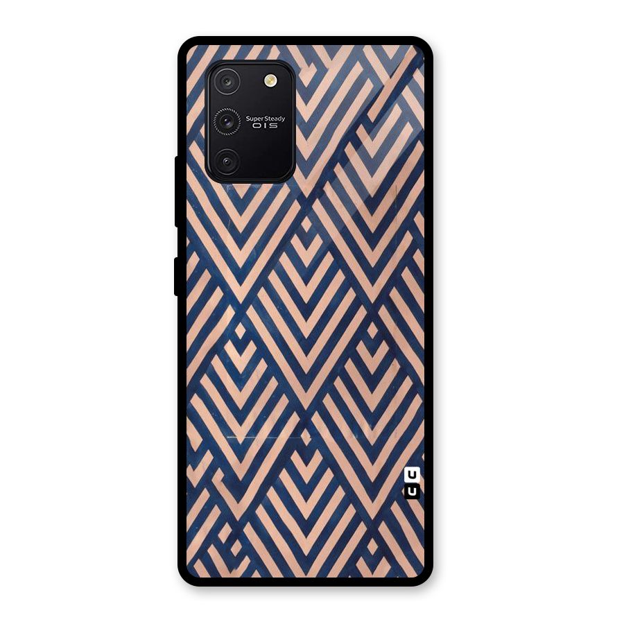 Diamond Blues Glass Back Case for Galaxy S10 Lite