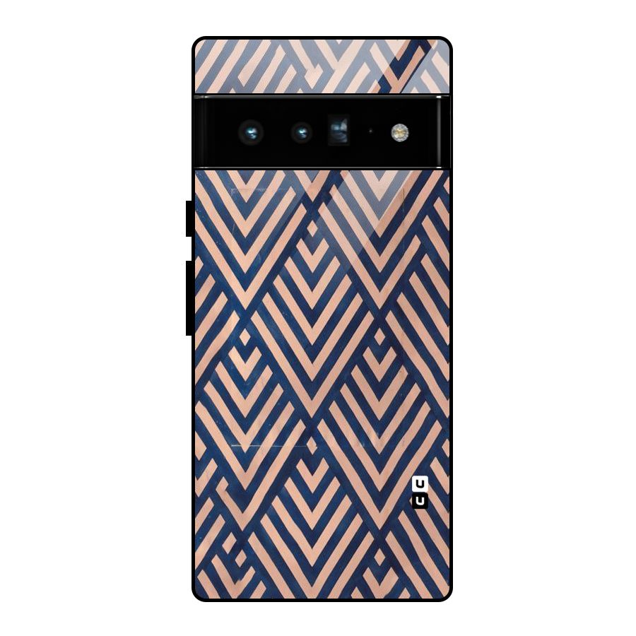 Diamond Blues Glass Back Case for Google Pixel 6 Pro