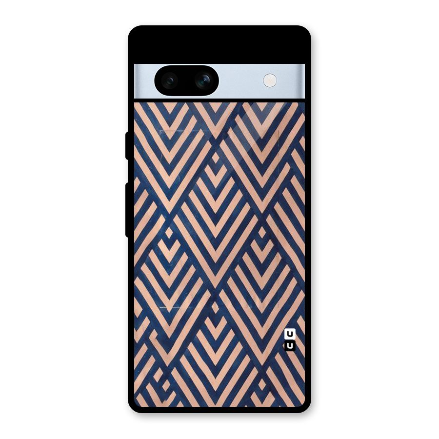Diamond Blues Glass Back Case for Google Pixel 7a