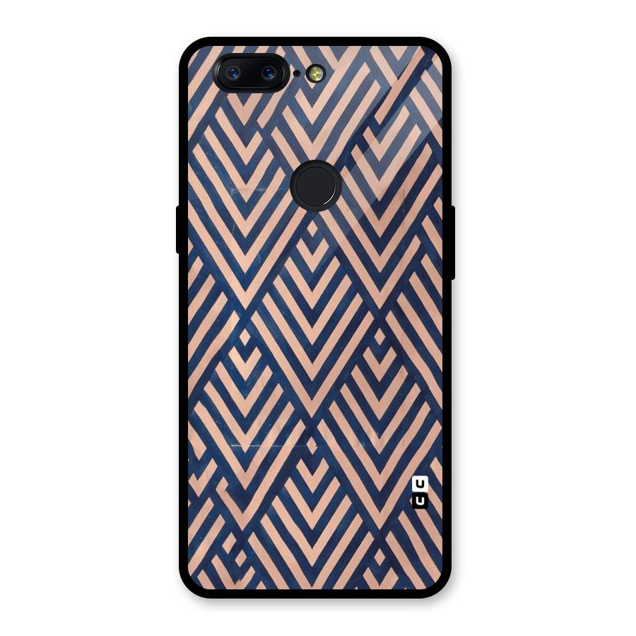 Diamond Blues Glass Back Case for OnePlus 5T