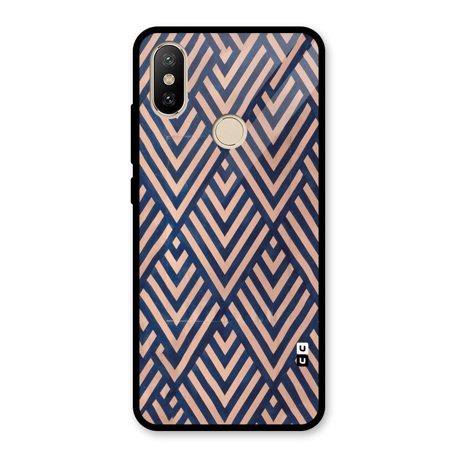 Diamond Blues Glass Back Case for Redmi A2