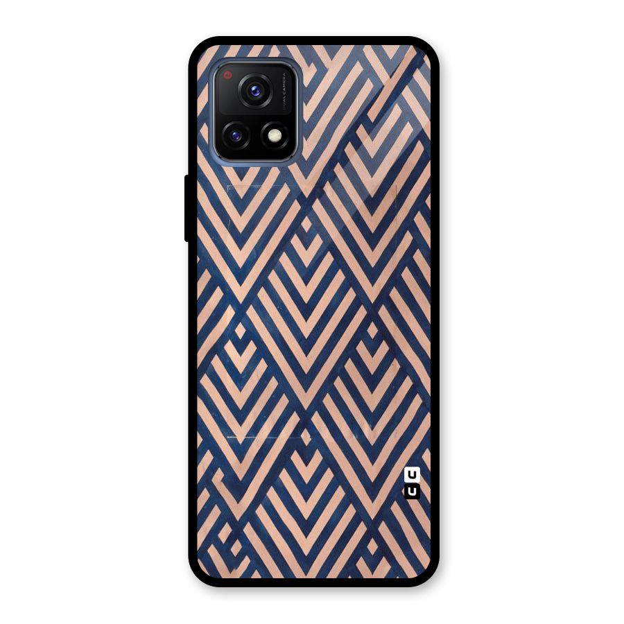 Diamond Blues Glass Back Case for Vivo Y72 5G