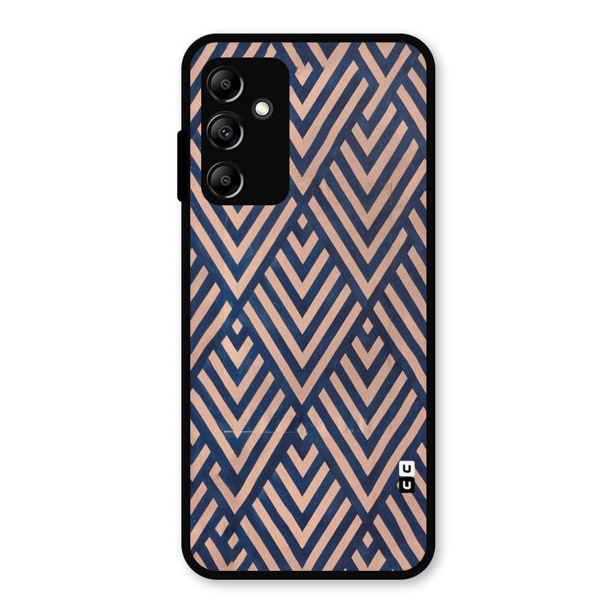Diamond Blues Metal Back Case for Galaxy A14 5G