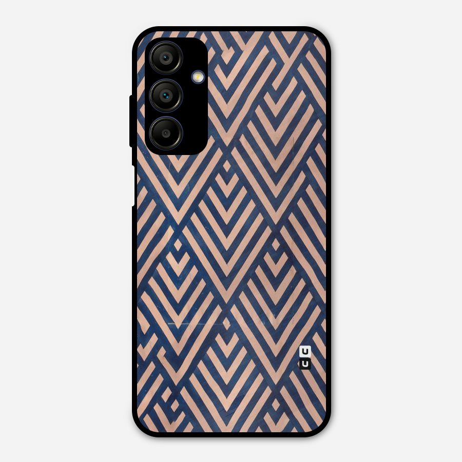 Diamond Blues Metal Back Case for Galaxy A15 5G