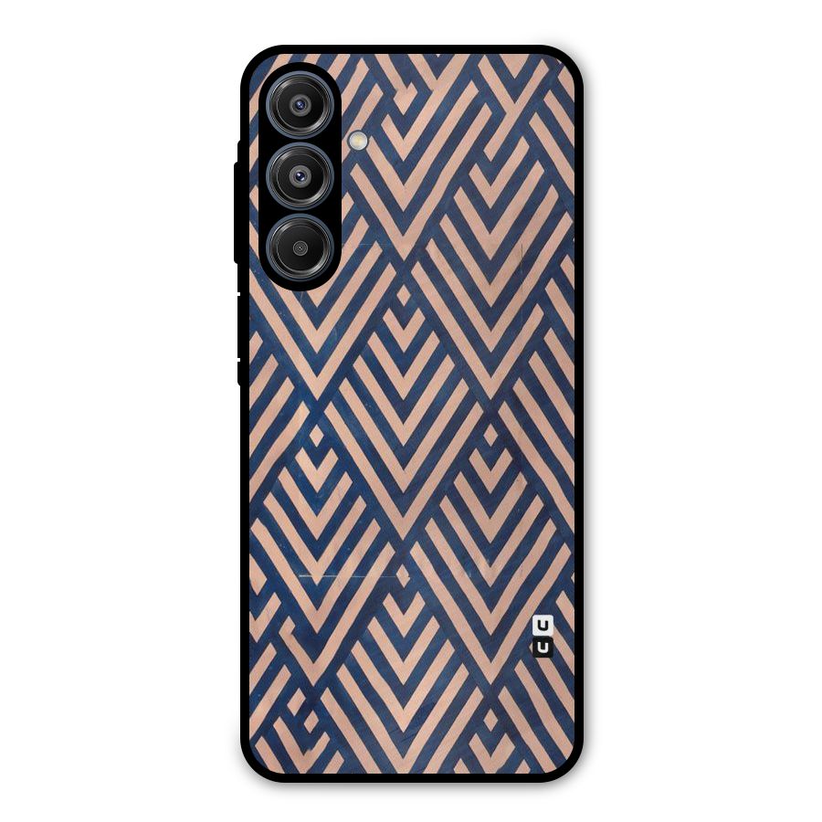 Diamond Blues Metal Back Case for Galaxy A16 5G
