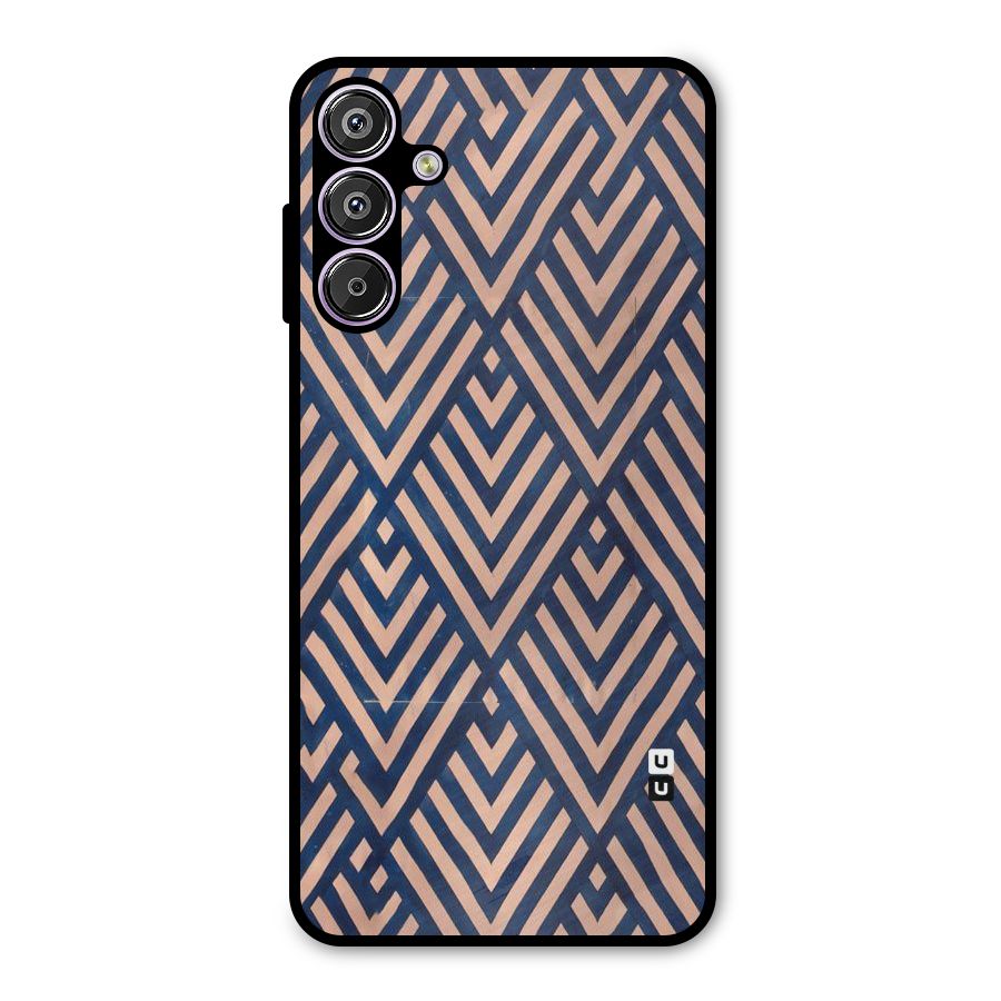 Diamond Blues Metal Back Case for Galaxy F15