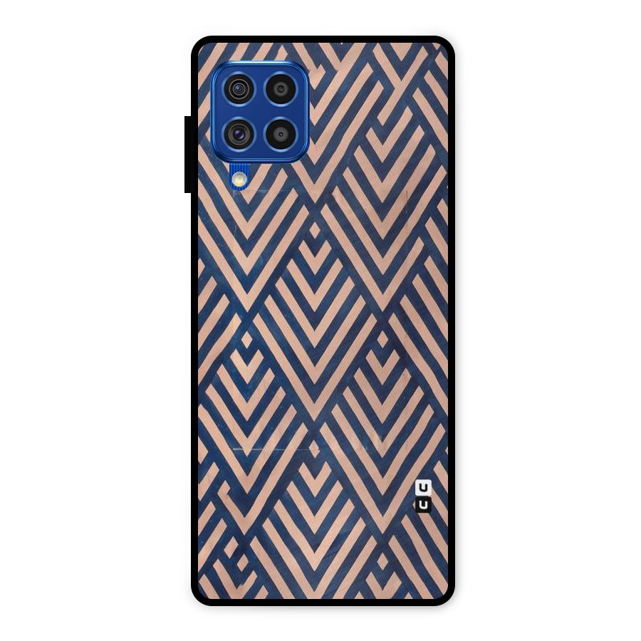 Diamond Blues Metal Back Case for Galaxy F62