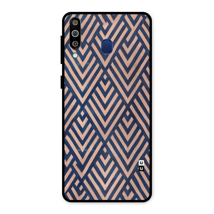 Diamond Blues Metal Back Case for Galaxy M30