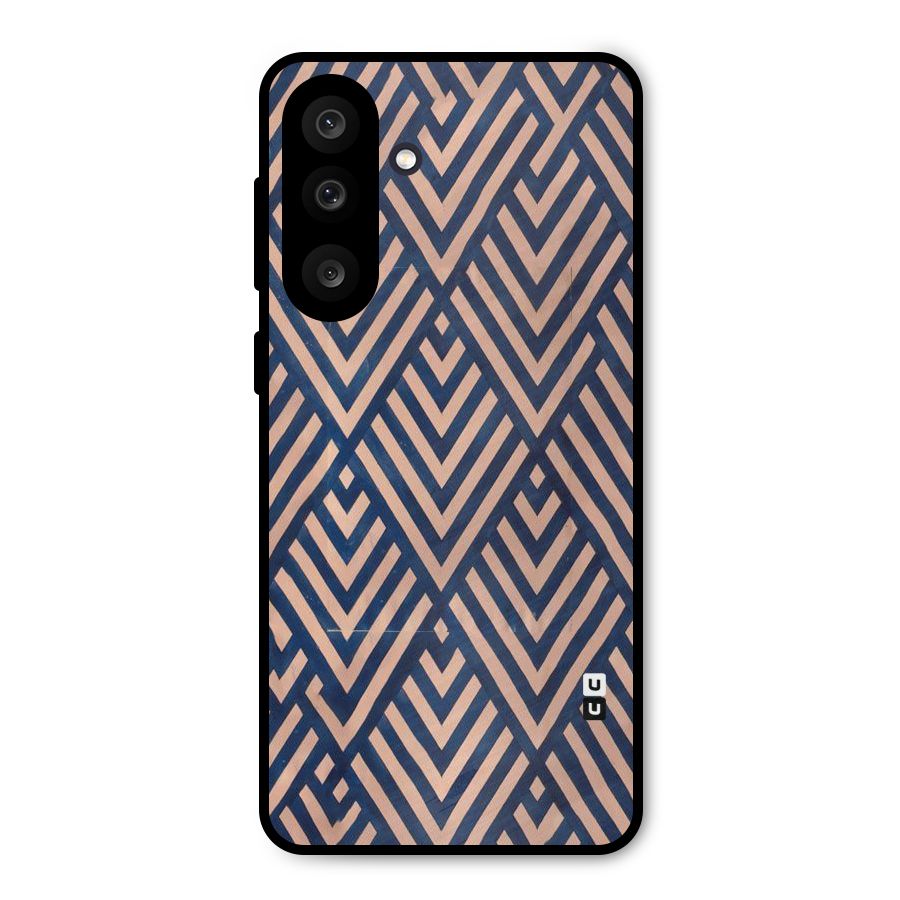 Diamond Blues Metal Back Case for Galaxy M56