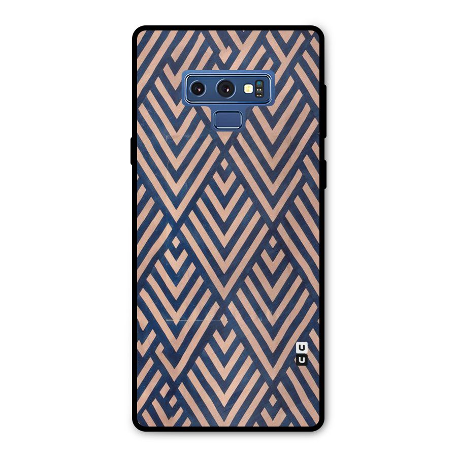 Diamond Blues Metal Back Case for Galaxy Note 9