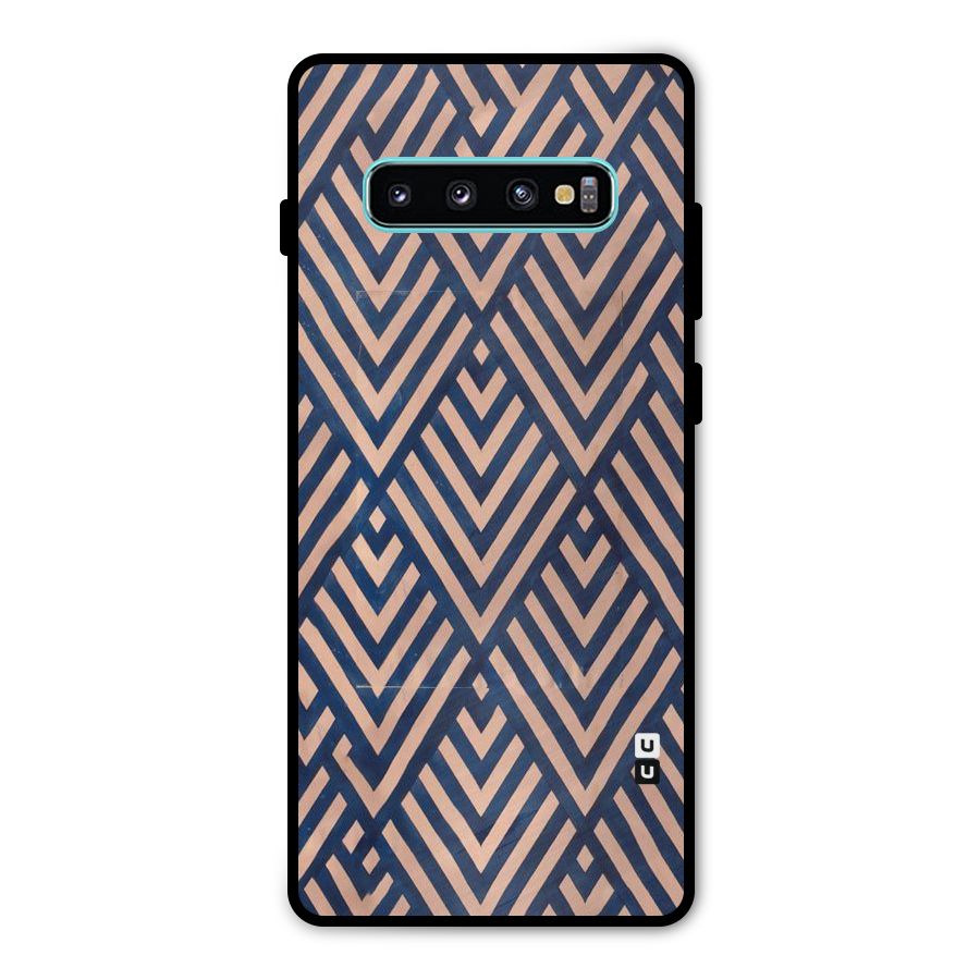 Diamond Blues Metal Back Case for Galaxy S10 Plus