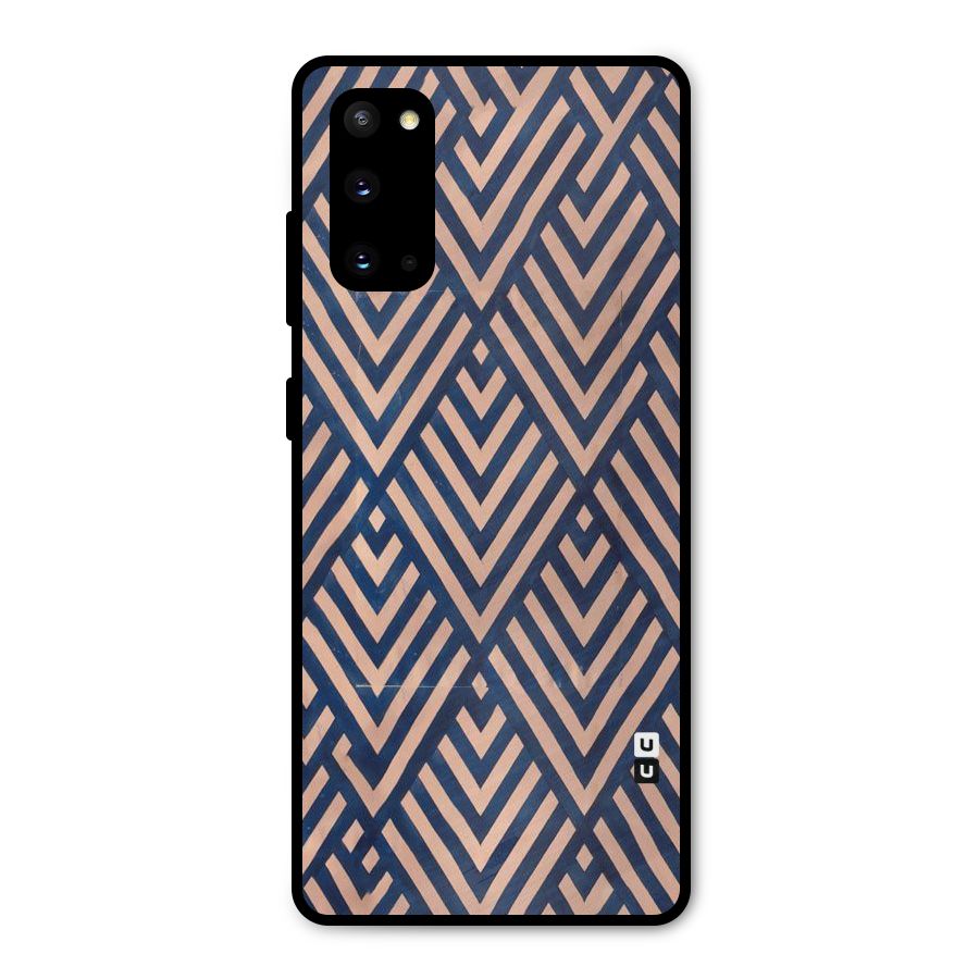 Diamond Blues Metal Back Case for Galaxy S20