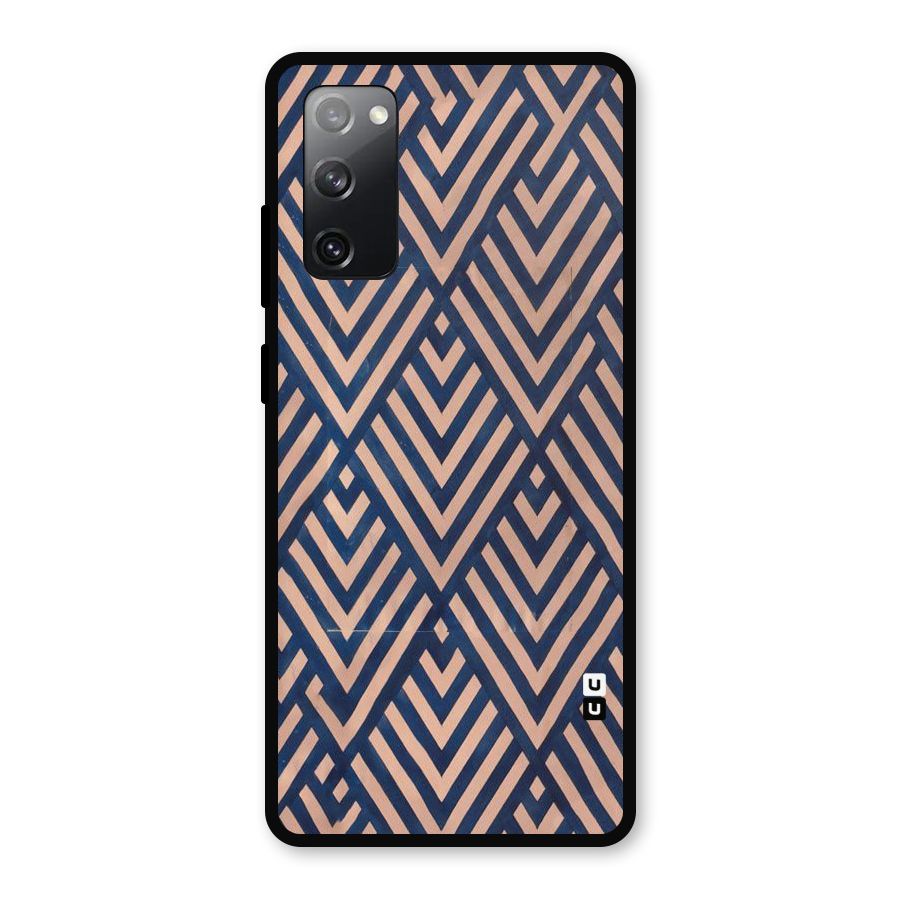Diamond Blues Metal Back Case for Galaxy S20 FE