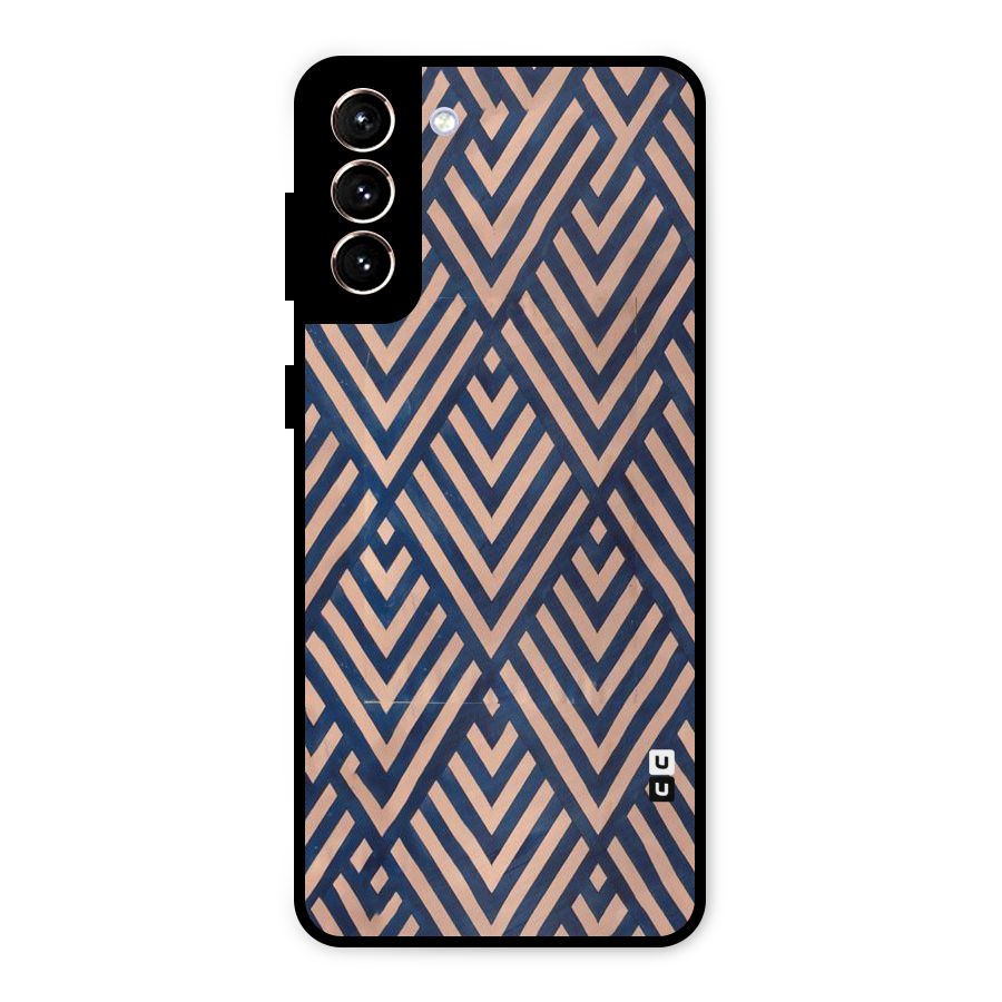 Diamond Blues Metal Back Case for Galaxy S21 Plus