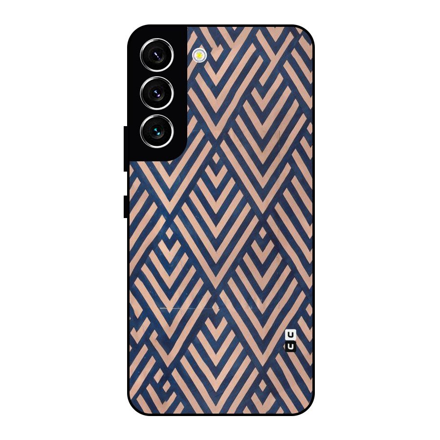Diamond Blues Metal Back Case for Galaxy S22 5G