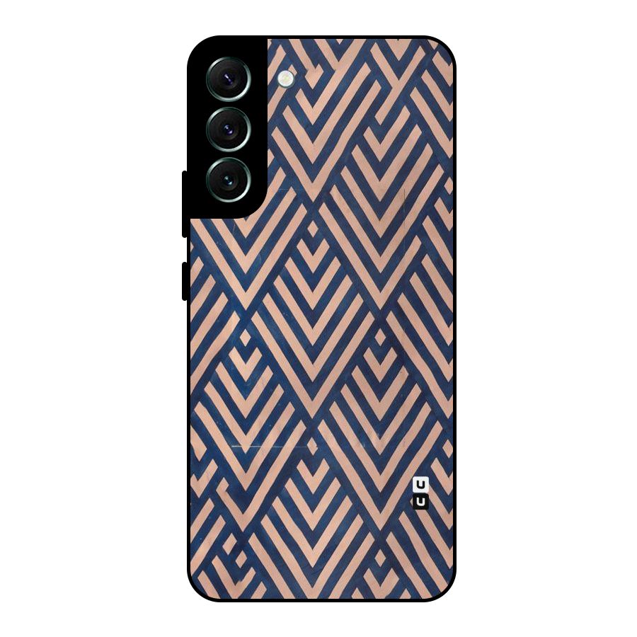 Diamond Blues Metal Back Case for Galaxy S22 Plus 5G
