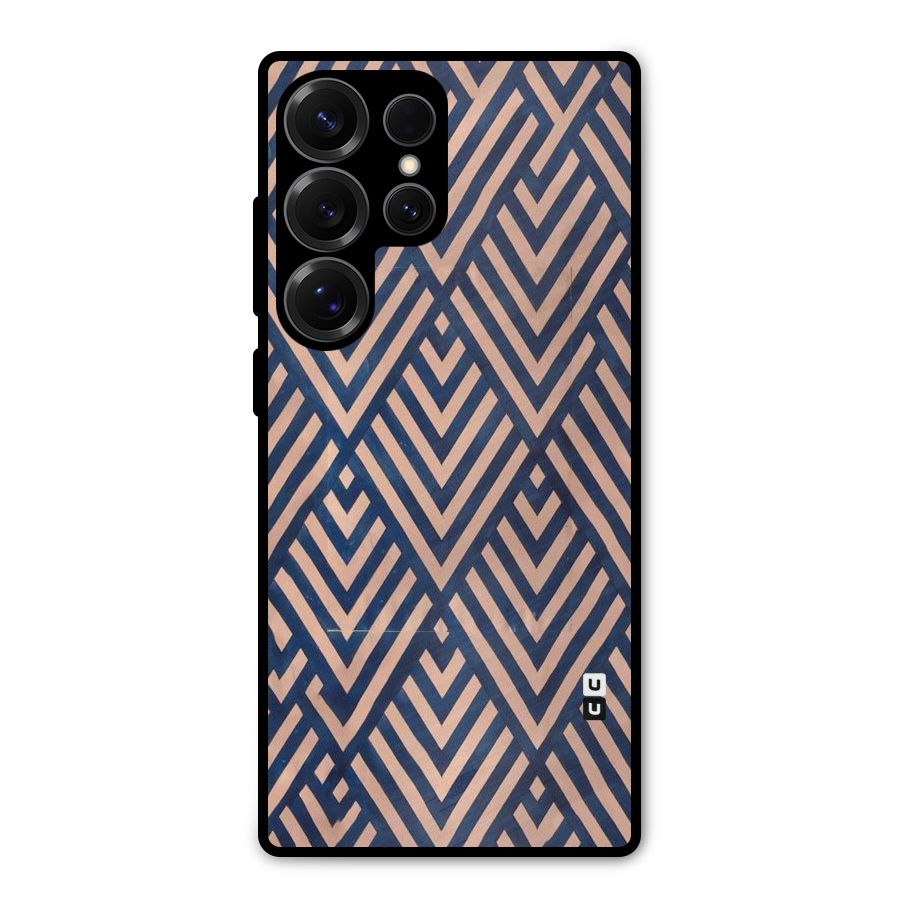 Diamond Blues Metal Back Case for Galaxy S25 Ultra