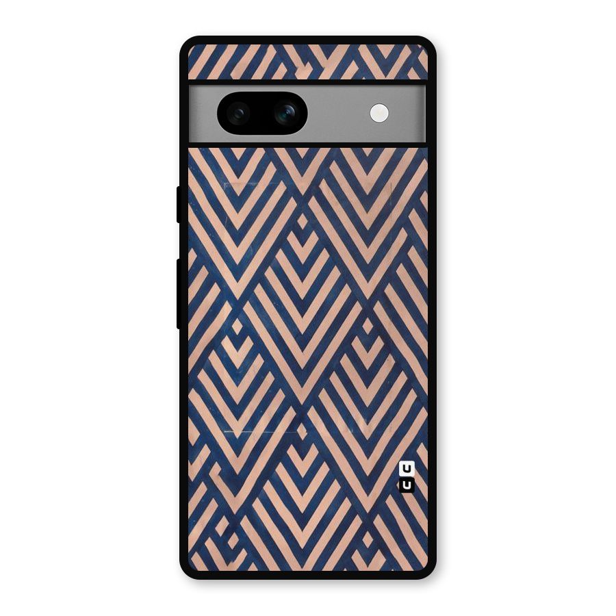 Diamond Blues Metal Back Case for Google Pixel 7a