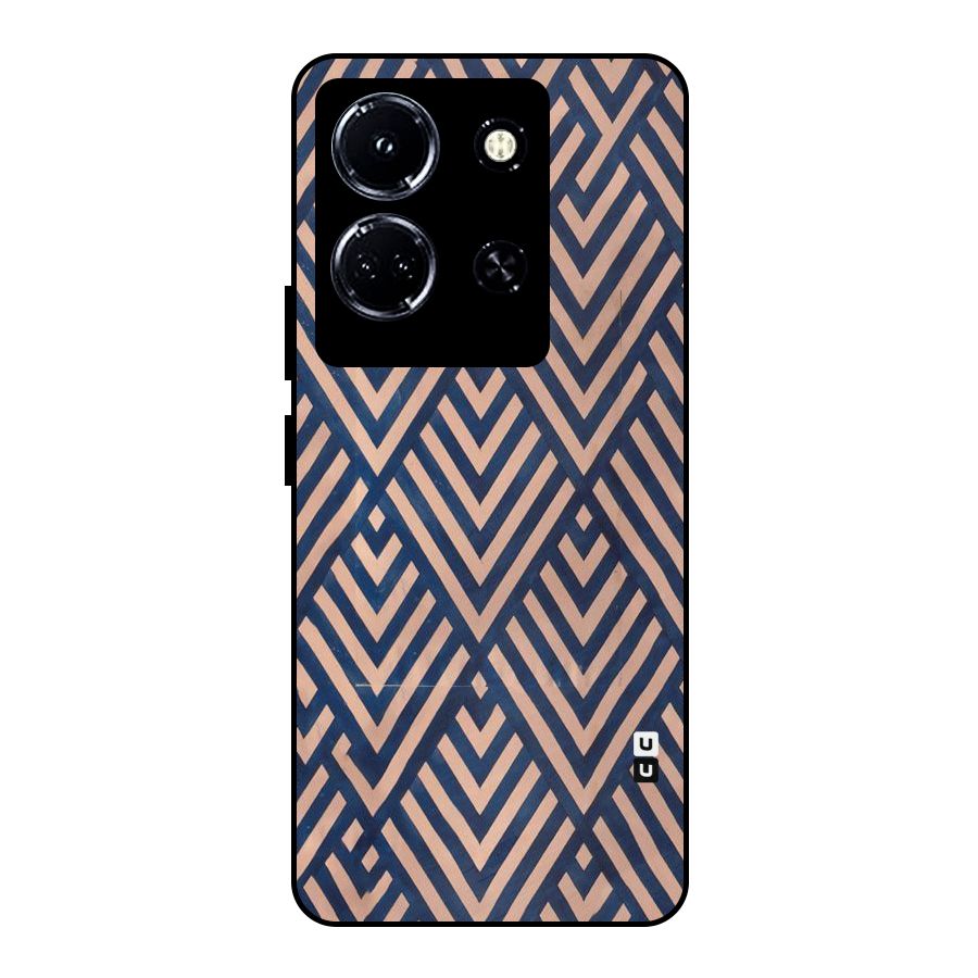Diamond Blues Metal Back Case for Infinix Note 30 5G