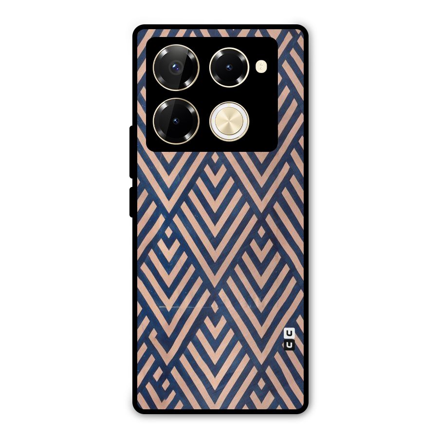 Diamond Blues Metal Back Case for Infinix Note 40 Pro Plus