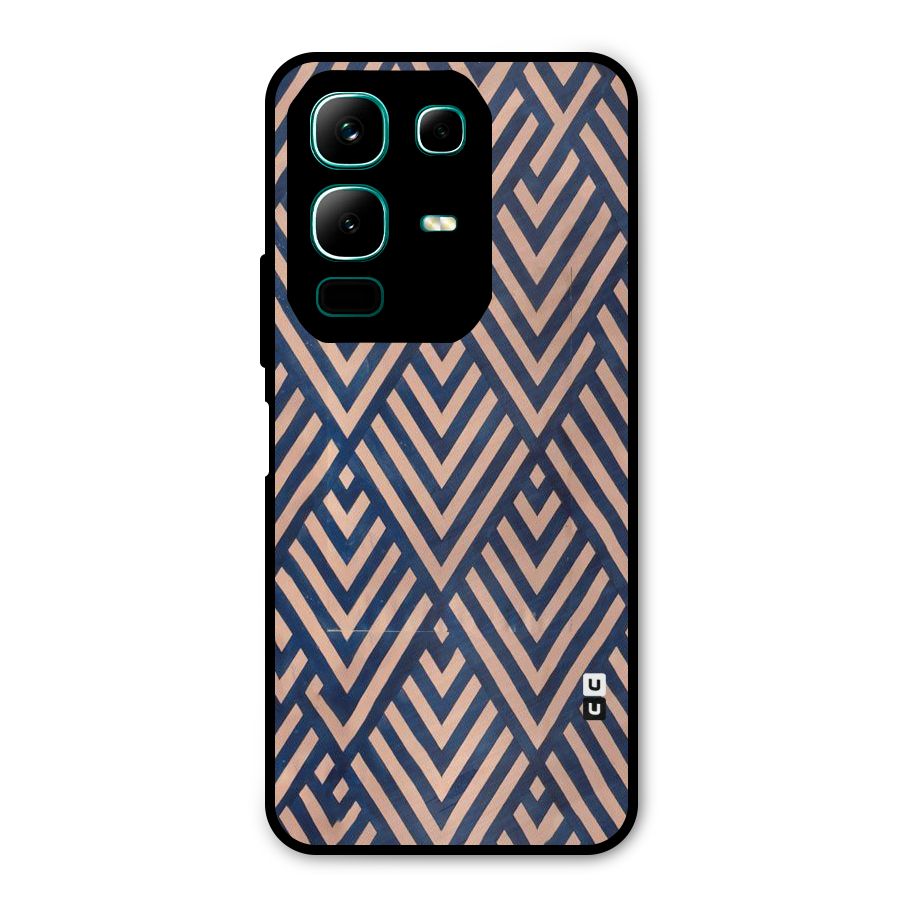 Diamond Blues Metal Back Case for Infinix Note 50x