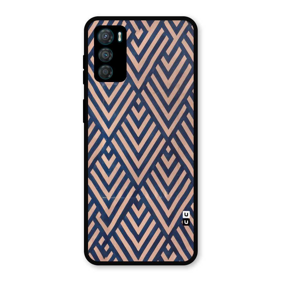Diamond Blues Metal Back Case for Moto G42