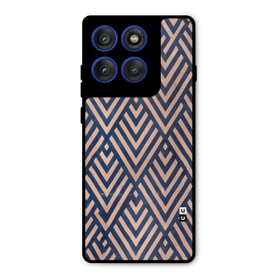 Diamond Blues Metal Back Case for Motorola Edge 60 Pro