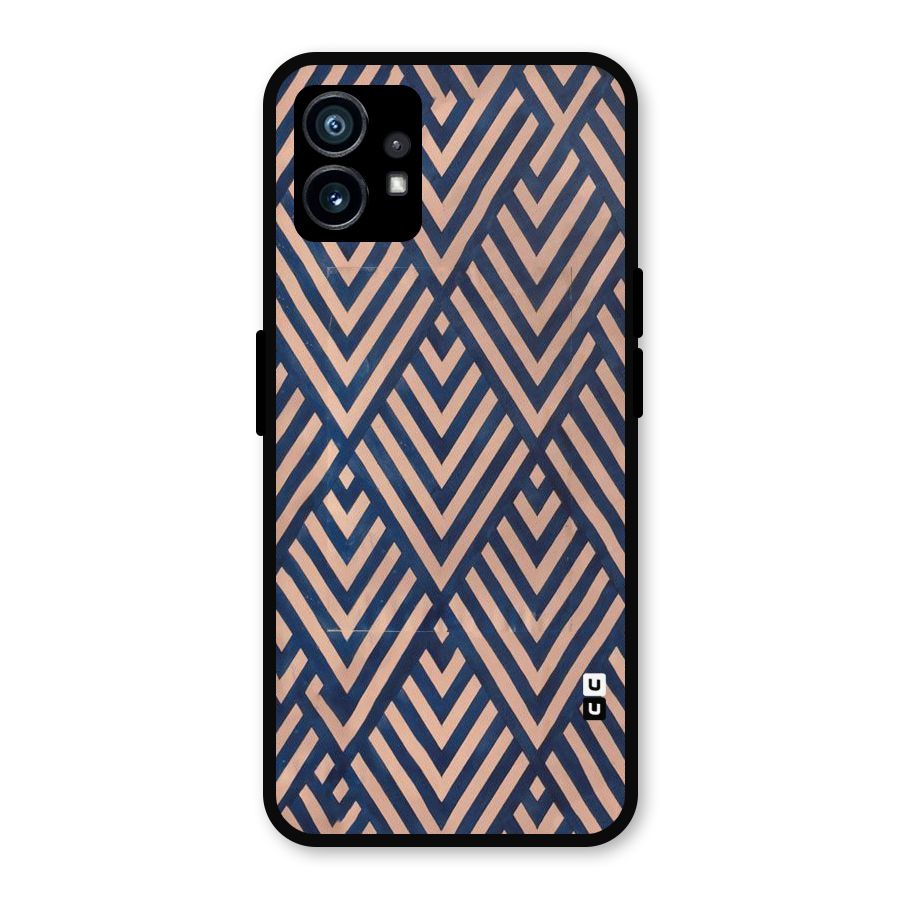 Diamond Blues Metal Back Case for Nothing Phone 1